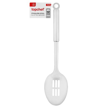 Top Chef Stainless Steel Slotted Spoon Buy Online in Zimbabwe thedailysale.shop