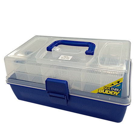 Kingfisher Seathru Buddy Fishing Tackle Box -2 Tray Buy Online in Zimbabwe thedailysale.shop