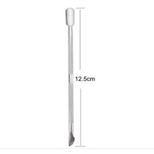 Load image into Gallery viewer, Double-ended Stainless Steel Cuticle Pusher Nail Accessory - 1 Piece
