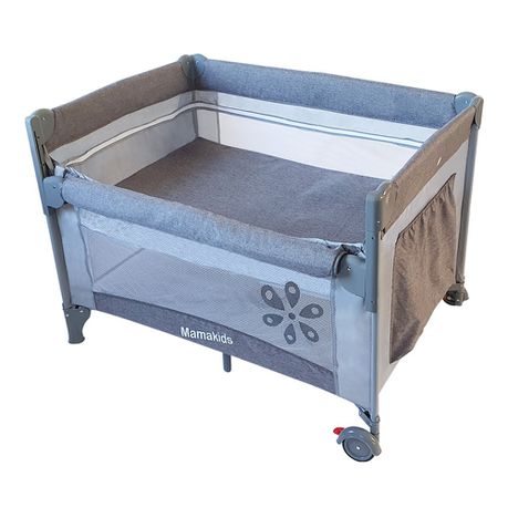 Mamakids Dream-By-Me Camp Cot & Co-Sleeper Grey