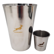 Load image into Gallery viewer, Springbok Braai Patio Tumbler &amp; Shot Glass Gift Set
