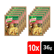 Load image into Gallery viewer, Knorr Bacon Carbonara Instant Pasta Sauce 10x36g
