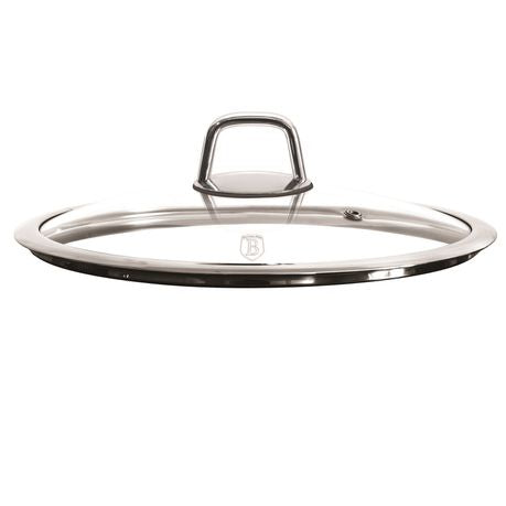 Berlinger Haus 16cm Glass Lid For Sauce Pan - T Shape Silver Knob Buy Online in Zimbabwe thedailysale.shop