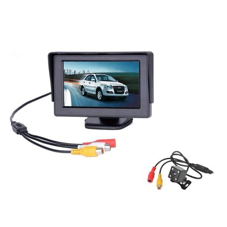 4.3 Inch TFT LCD Car Monitor With 4 LED  Rear View  Parking Camera Buy Online in Zimbabwe thedailysale.shop