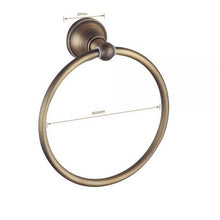 Load image into Gallery viewer, Trendy Taps Premium Wall Mounted / Bathroom Brass / Single / Towel Ring
