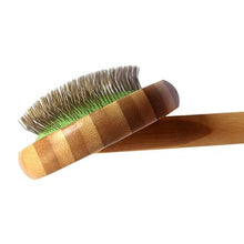 Load image into Gallery viewer, Pet Wooden Handle Comb Dog Cat Cleaning Massage Brush
