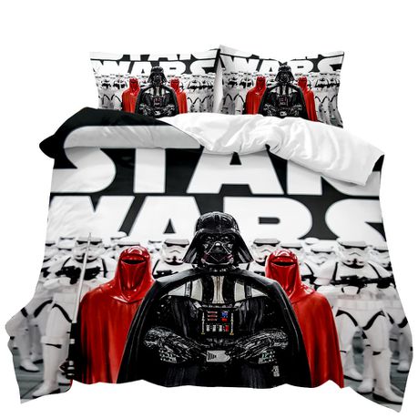 STAR WARS Vader 3D Printed Double Bed Duvet Cover Set Buy Online in Zimbabwe thedailysale.shop