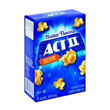 Load image into Gallery viewer, ACT II Butter Flavoured Microwave Popcorn 255g
