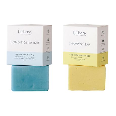 Be.Bare The Headmistress Shampoo Bar & Genie in a Bar Conditioner Bar Buy Online in Zimbabwe thedailysale.shop