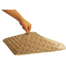 Load image into Gallery viewer, Non-Slip PVC Bathroom Bath/Shower Mat Polka Dot Texture Brown Large
