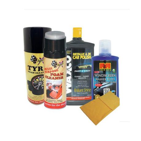 Interior & Exterior Car Care Kit Buy Online in Zimbabwe thedailysale.shop