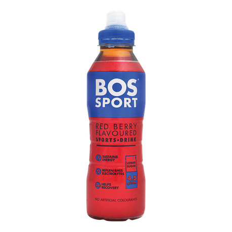 BOS - Sport Drink Red Berry 6 x 500ml Buy Online in Zimbabwe thedailysale.shop