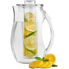 Load image into Gallery viewer, 2 Ltr Transparent Pitcher with Ice &amp; Fruit Infuser Cores - SGN1492
