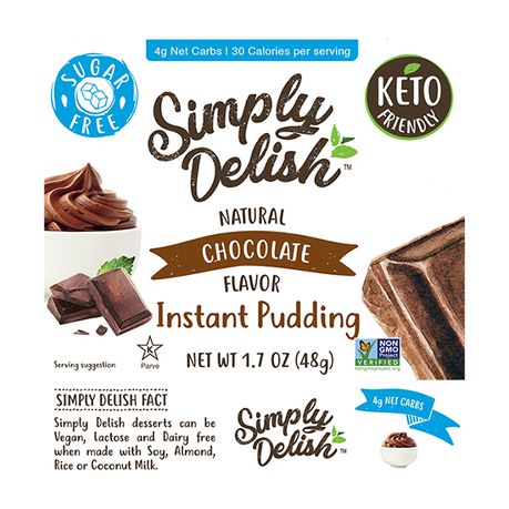 Simply Delish - Natural - Chocolate - Instant Pudding