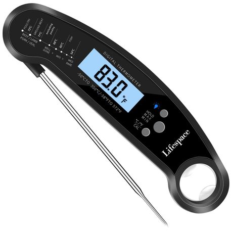 Lifespace Premium Instant Read Digital Folding Meat Thermometer Buy Online in Zimbabwe thedailysale.shop