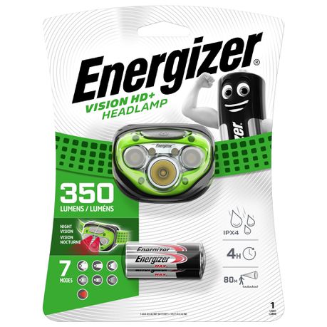 Energizer Vision HD+ Headlight (350 lumens) incl. 3x AAA Buy Online in Zimbabwe thedailysale.shop