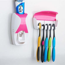 Load image into Gallery viewer, Automatic Toothpaste Holder Dispenser-Pink
