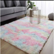 Load image into Gallery viewer, Unicorn Colour Washable Fluffy Rug
