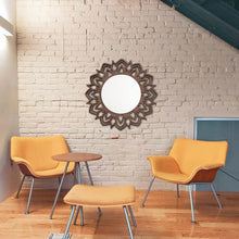 Load image into Gallery viewer, db Creative - Sunburst Mirror (Walnut wall mirror)
