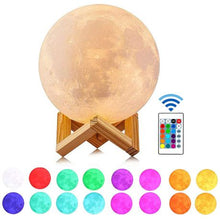 Load image into Gallery viewer, 16 Color 3D Moon Lamp With Remote - 13Cm
