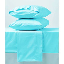 Load image into Gallery viewer, Wrinkle Resistant Egyptian Comfort Sheet Set 4 Piece Double: Duck Egg Blue
