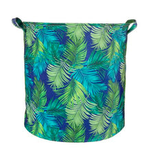 Load image into Gallery viewer, Creative Deco Eco-Friendly Laundry Basket with Drawstring - Tropical Ferns
