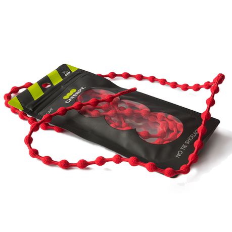 Caterpy Run Laces Ruby Red