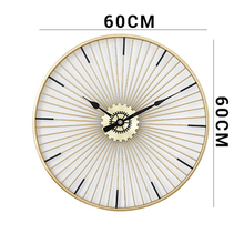 Load image into Gallery viewer, Modern Nordic Luxurious Fashionable Iron Wall Decoration Clocks 2001
