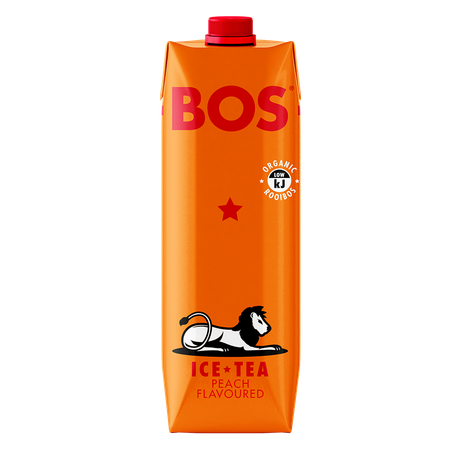 BOS - Peach Ice Tea - 6 x 1 Litre