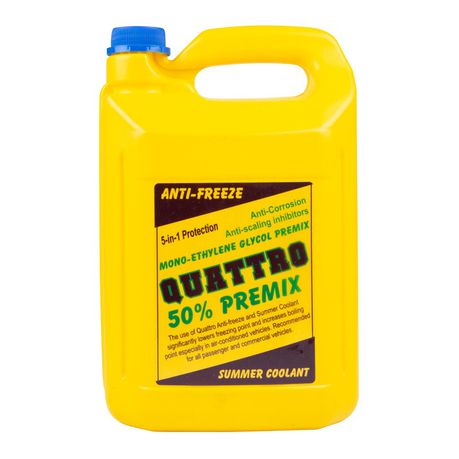 Quattro Antifreeze Summer Coolant - 5L