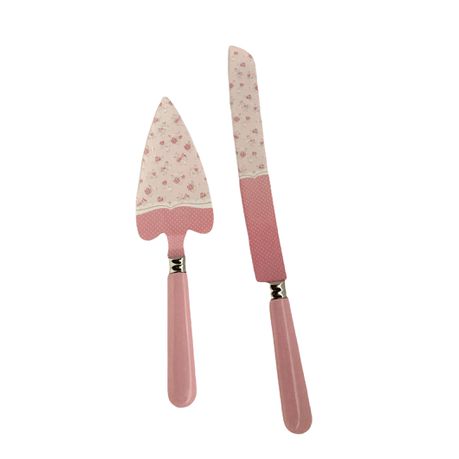 Birthday Knife Set Pink - 2 Piece