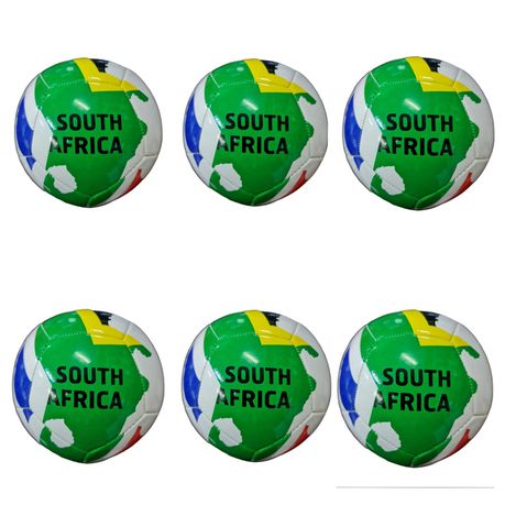 South African Flag Soccer ball -Kids -Pack of 6