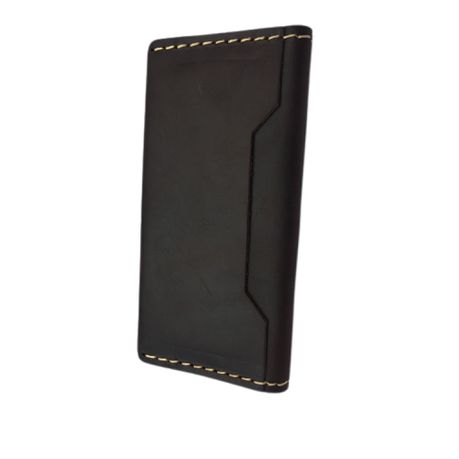 Vivace - 100% Leather Bill Wallet & Card Holder - Brown