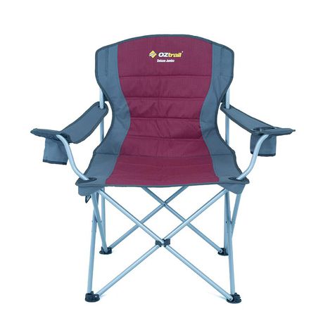 Oztrail DELUXE JUMBO ARM CHAIR-MAROON