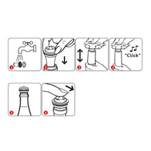 Load image into Gallery viewer, Maisonware Reusable Wine Bottle Vacuum Saver Stoppers - Set of 6
