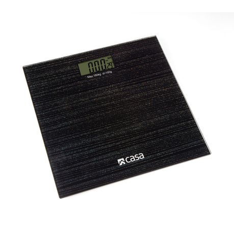 CASA Electronic Bathroom (Sparkle) Glass Scale - NERO Buy Online in Zimbabwe thedailysale.shop