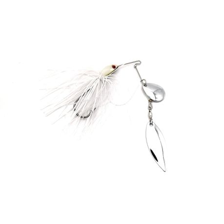 Bass Hunter 3/8oz Fishing Spinner Bait - White Buy Online in Zimbabwe thedailysale.shop