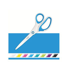 Load image into Gallery viewer, Leitz: Titanium Coated S/Steel Paper/Fabric Scissor 205mm Blue Soft Grip
