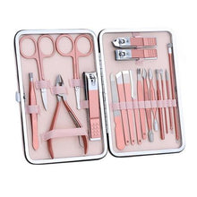 Load image into Gallery viewer, Rosegold Manicure Kit - 18 Pieces
