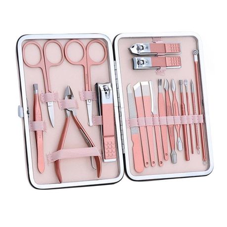 Rosegold Manicure Kit - 18 Pieces