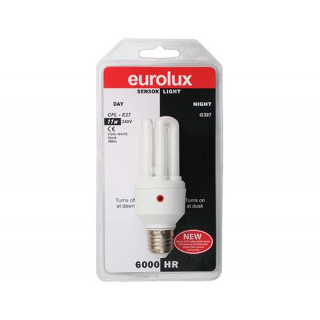 Eurolux Lamp CFL 11W E27 D/N CW