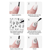 Load image into Gallery viewer, 25 Sheets Nail Stickers Self-Adhesive Nail Art Stickers
