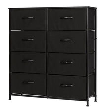 Load image into Gallery viewer, Gretmol Double Drawer Storage Cabinet - Black
