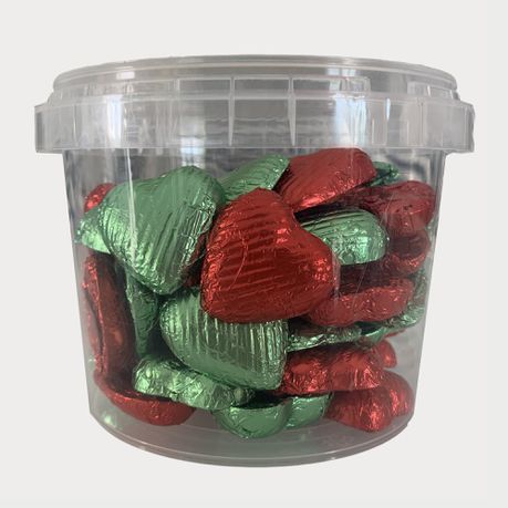 Sweetalk – Christmas Chocolate x 50 Mini Hearts Chocolate Red & Green