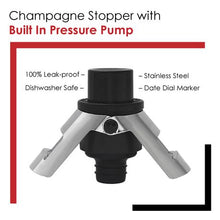 Load image into Gallery viewer, Kitchen Kult Champagne Stopper with Built In Pressure Pump
