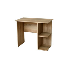 Load image into Gallery viewer, Home Study Desk, 900x500 with Side 2 Tier Shelf - Sahara
