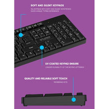 Load image into Gallery viewer, Alcatroz Xplorer C3300 Silent USB Wired Keyboard and Mouse
