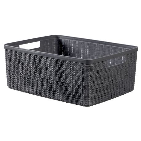 Curver by Keter - Jute Medium Basket Grey