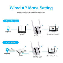 Load image into Gallery viewer, Office and Home wireless Wifi extender &amp; repeater Range upto 300mbps
