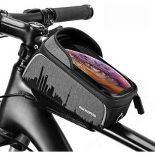 Load image into Gallery viewer, Rockbros Top Tube Waterproof Bicycle Bag for Phones Below 6.0’’
